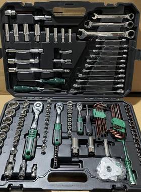 150件汽套合汽修工具套装车维修维修组套筒72007扳手组修车汽具修