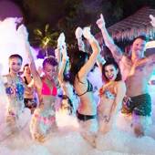 台泡沫WNG机大率户舞外泳池舞水上台公园厂家直供幼儿园功泡沫机