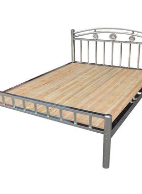 公寓TCA出租房锈钢单人床12/1.51.8m加厚.卧室家用不单/层床铁艺