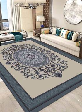 新中式方长毛形手工古全羊风客厅卧室UST茶室茶几红色典地毯