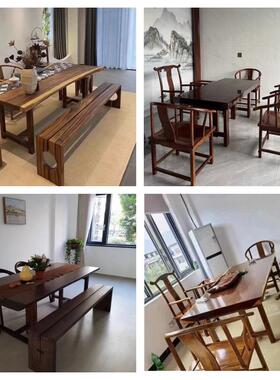 cs实木脚桌子大QGE支撑架脚茶餐桌台原木配板套工字架大理腿石加