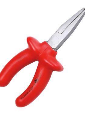 TOOL0TIME绝缘浸塑德式鸭嘴钳国VDE0认证耐压10V150V绝缘德扁嘴钳