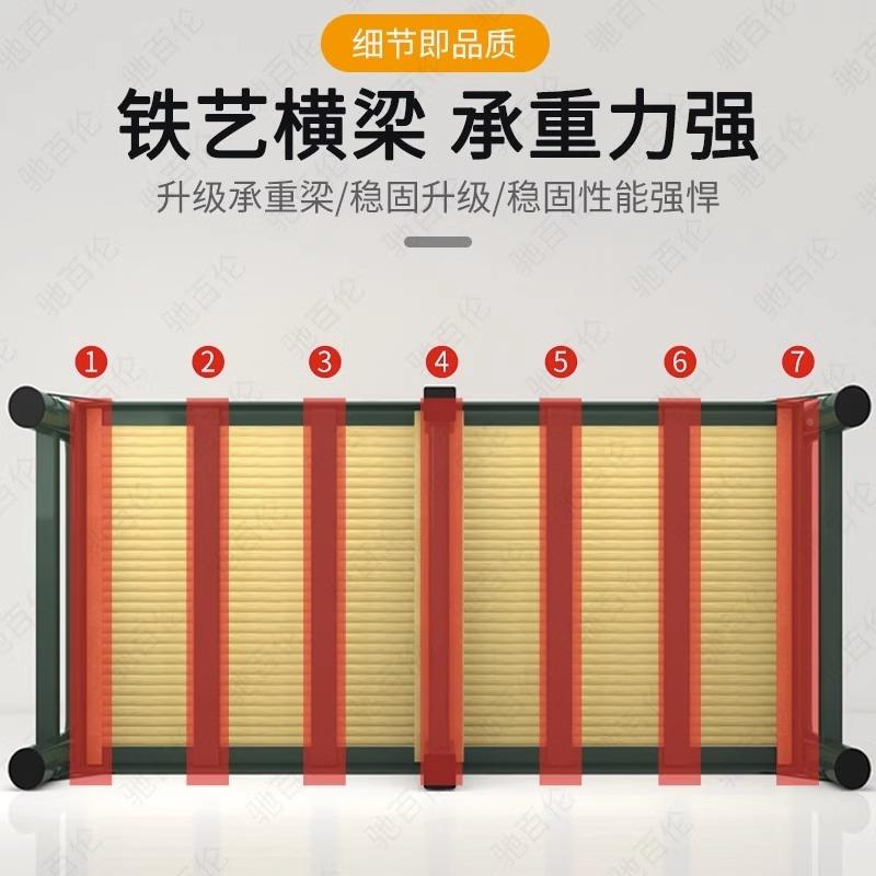 A9L折WY床床家用单简易竹板床加固.2米午休小床人成人办公室硬叠