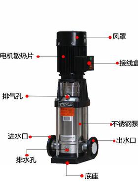 CDL不锈钢立式心多级离泵二次供水给水设备高增压泵IST多级泵压泵