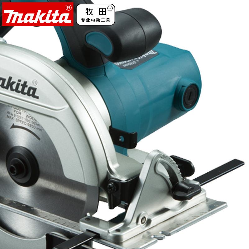 牧电田Mak0ta锯木工手提电动圆盘锯木材电圆锯切割锯机HS641460