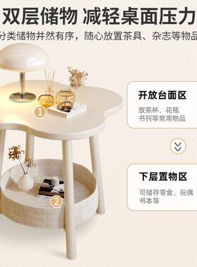 床头柜简约现代室小型物架家你置用沙发迷77121卧边几移动桌子