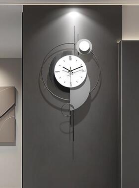 现代简约餐厅装饰RBY挂挂时钟挂墙创意大0气钟表钟客厅225新款静