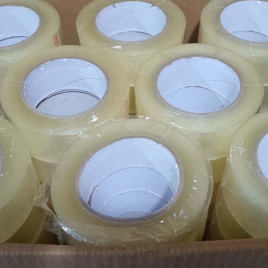 透明胶带箱快递打包胶带纸口封胶c布大卷胶带宽4.5/6.VRG0m整箱封