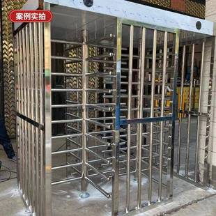 全高转闸地工实单名制转闸人脸识别门禁向双门闸机十949字通双道