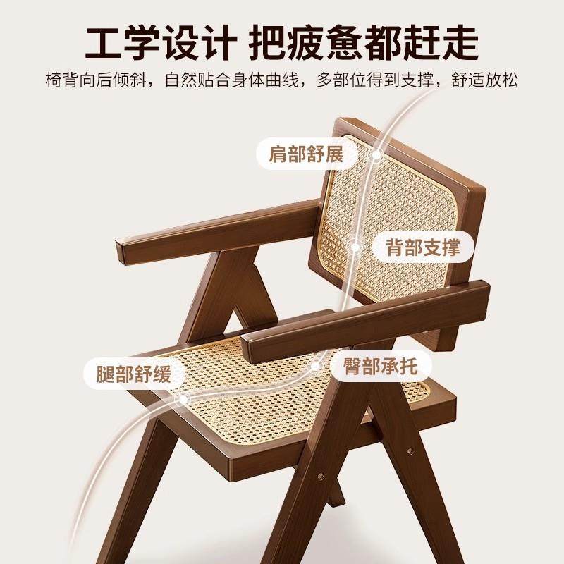 中风餐椅家用扶手茶椅实椅木昌迪加IWV尔椅子靠背编藤餐古桌椅新,标准件/零部件/工业耗材,车间地垫,淘宝优惠券,粉丝福利购,淘宝优惠卷