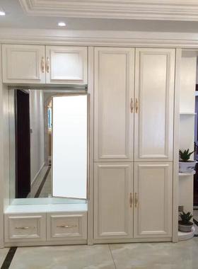 现代衣试衣镜BLYS-101隐藏式衣柜镜旋转折推拉叠配伸缩试衣镜穿五