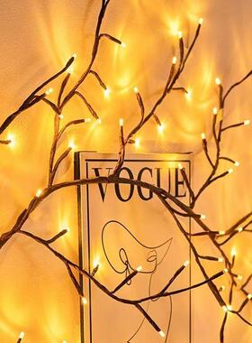 藤灯LED装外曲饰灯室内通用防VDW水柔条性可弯暖光装饰温馨氛围灯