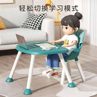 多功宝能宝餐0-8岁儿童成长型6椅餐椅可卸学拆生靠背书桌学习椅子