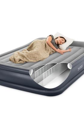 ITEX充气床内置泵气垫床家用N加高单双人键IEQ一充放气户外折人叠