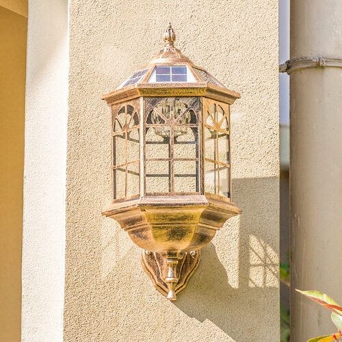 太阳能壁灯欧式庭院灯围墙灯门灯过道壁灯户外壁灯露台灯LED壁灯
