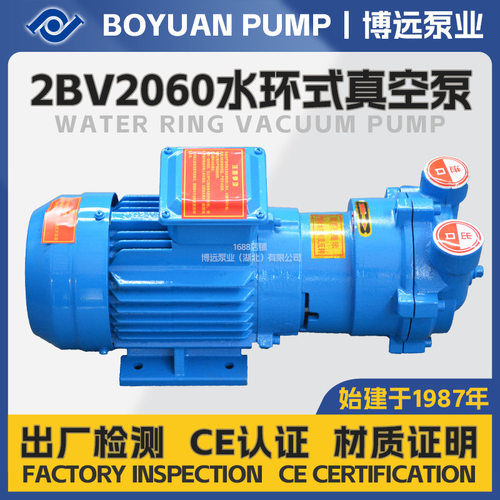 2BV2060水环式真空泵0.81kW铸铁304工业引水液环泵抽气泵现货自吸