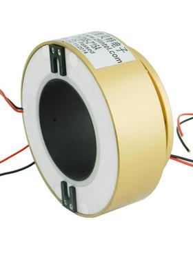 孔径85mm过孔YSA滑机环械机手旋门转用旋转导电滑环电动打包机电