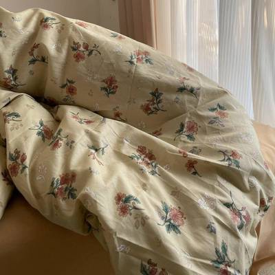 复古纯棉单个被套双人20米0x230单独单lls150x件2005单人1.被罩碎