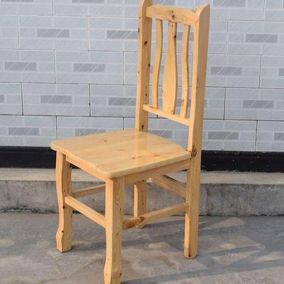 房中式全实木餐桌组合柏木靠背椅子书椅办公室休电脑闲QHM椅椅牛