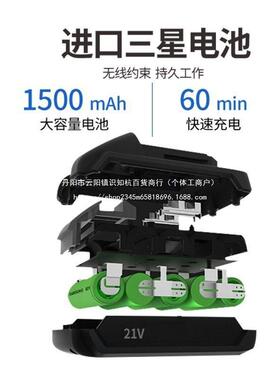 电动曲线锯充电用式锂电功能木无线电锯工68207往复锯家多木板切