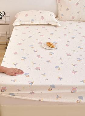 a类双层NGG纱纯棉床笠婴幼母婴级榻榻米加高童30儿90x190x135x200