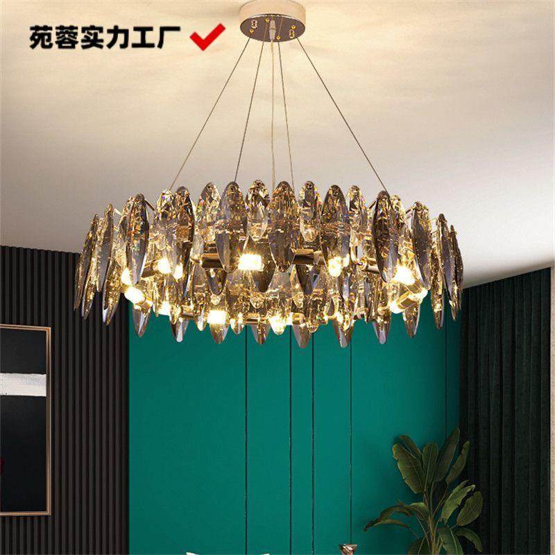 客厅厅灯吊灯轻奢水气晶现代简971约创意餐卧室主大家用灯具套餐,家装灯饰光源,智能吊灯,淘宝优惠券,粉丝福利购,淘宝优惠卷