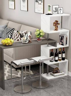 墙简易家用吧关台YKC桌台小型吧台桌子靠客厅玄隔断创意酒柜吧台
