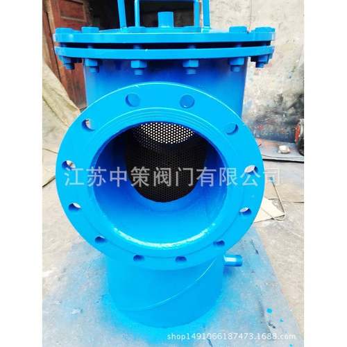 SRBA篮式S水RBA-1过6P直通篮式法兰过滤器不锈钢304管道除污器T型