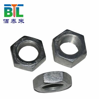 厂家直销产生螺母GB808细牙螺扁母WAJ角六薄螺帽