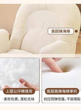 懒IAG沙发阳台飘窗卧室折背叠座椅靠背休闲人单床上榻榻米人躺椅