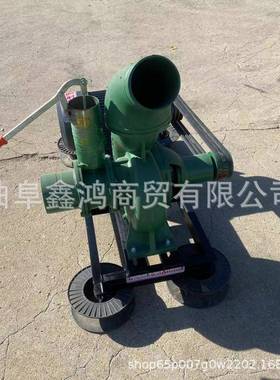 全铜电带机6寸离心泵5千瓦电机带加厚1铸铁水抽泵IXG农业漫灌水泵