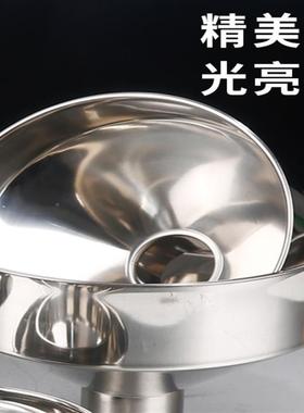 不锈钢不业漏斗304锈钢工装锥SXR形灌装分用特大号漏斗