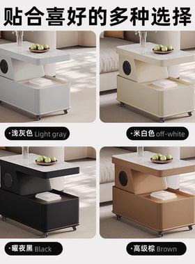 移动茶几小户型代简可式PUO约边柜轻奢客厅意极简新款现沙发边几