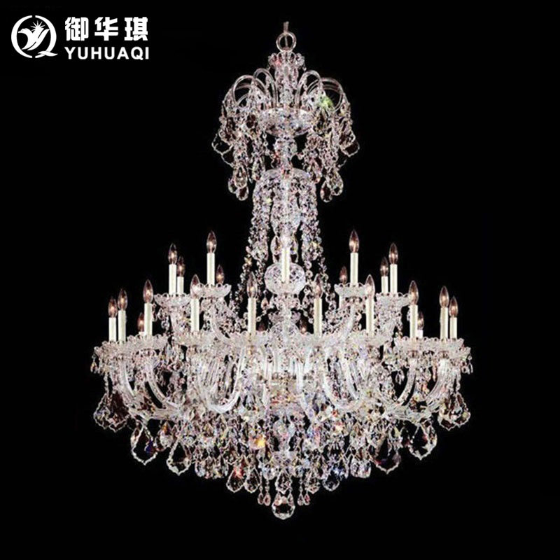 御华琪欧式客厅大吊灯别墅复式楼大厅水晶灯楼梯间酒店大堂灯具