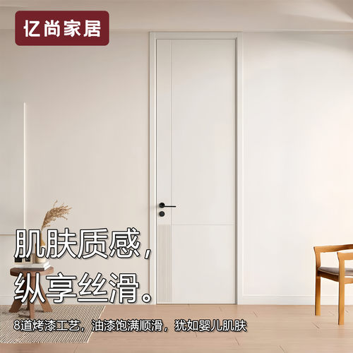厂家整套木皮烤漆多层卧室平开门