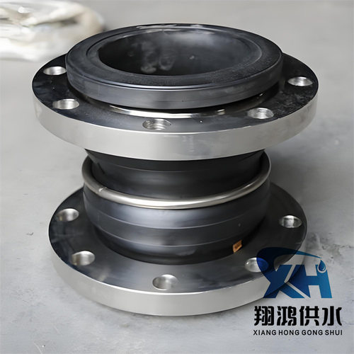 可曲挠双球体橡胶接头加长DN100