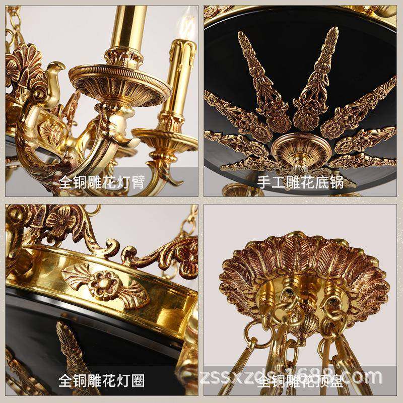 欧式全铜吊灯客别墅厅餐厅45634灯式别墅奢华卧室个性大法气意创,家装灯饰光源,智能吊灯,淘宝优惠券,粉丝福利购,淘宝优惠卷