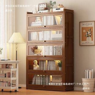 多功能置物架家用分层隔板书架客厅卧室大容量书柜学生书本收纳架