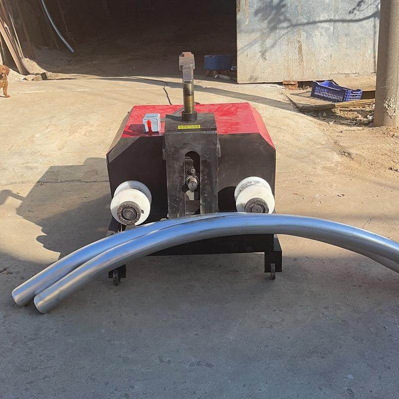 厂圆直销卧式电动弯管机家大方管管折弯机不MQI锈棚钢管滚动压弯