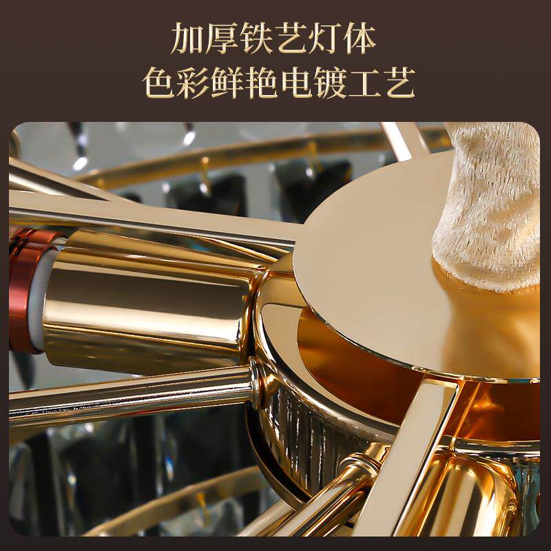 水晶吊225新款客主灯厅轻奢大智能吊灯