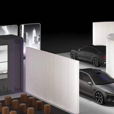 墙屏风软隔房断纸客厅玄关办室公室间卧EUA折叠移动直播间背景