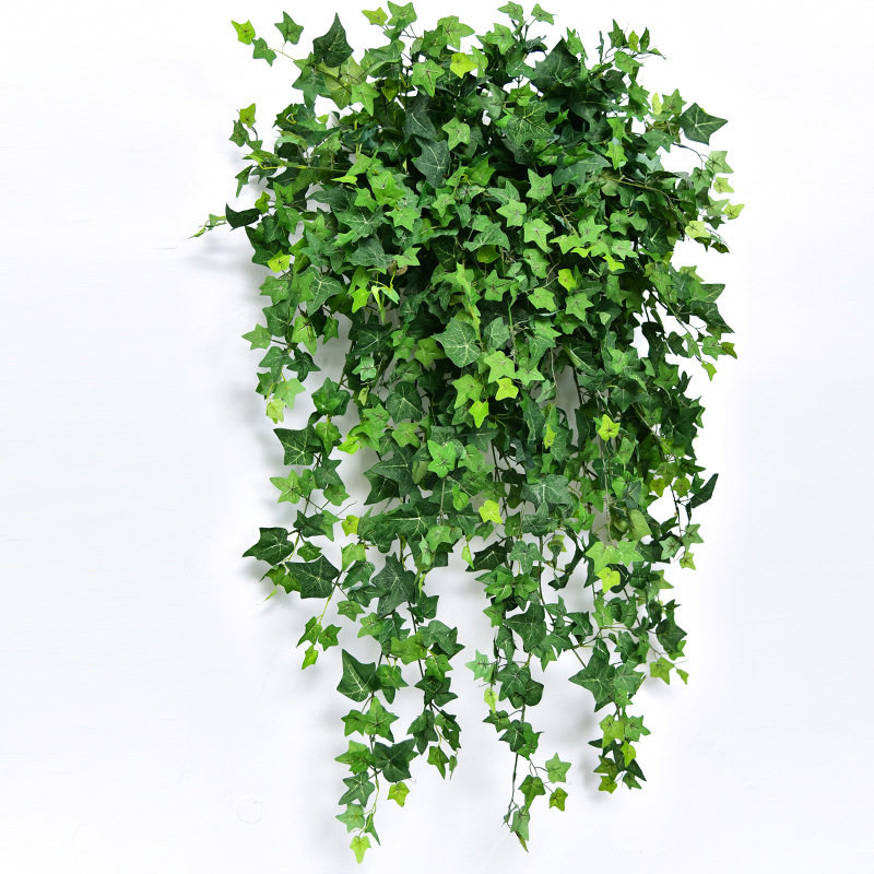 仿真爬山虎装饰植物吊篮垂吊室内办公文化仿真园艺仿真植物一束仿