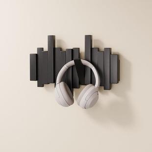 钢琴键挂架墙上壁挂实木衣钩免打孔卧985玄关户进门后置入室物衣