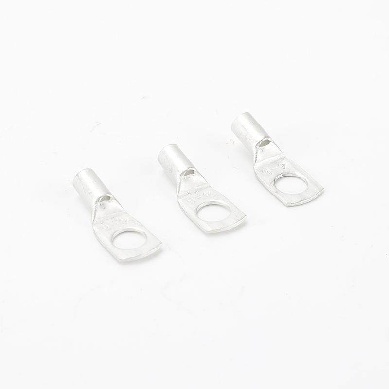 SC窥口线鼻子镀紫铜平296锡冷压接线端子线耳7开口接头6/10/16/35