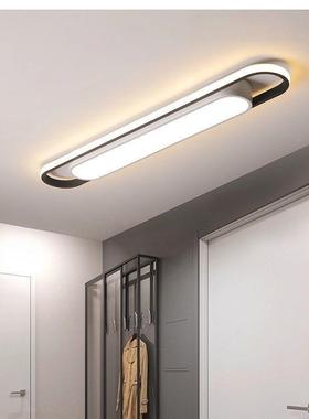 衣间长条ed吸25524顶灯现代l简走廊过道灯创意入户约玄帽关楼梯灯