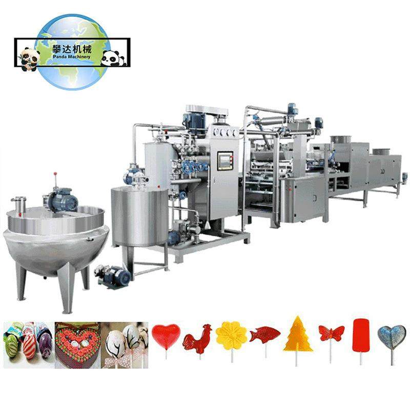 直销全自动棒棒糖浇注线设备供应新型棒棒糖硬糖线糖果加工机械