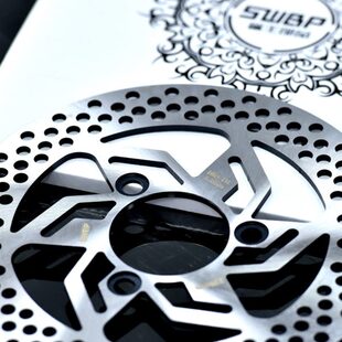 飞机音刹车盘 SW鲨王220MM245MM3孔固定洞洞盘7.0孔耐高温高性能
