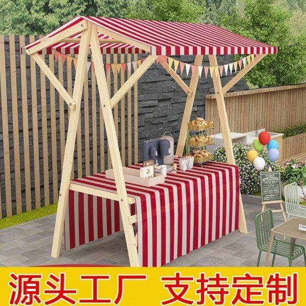 移动摊位车售货车木制活动棚架集市市集小吃摆摊车户外布艺展示架,商业/办公家具,促销架/促销车/摊位架,淘宝优惠券,粉丝福利购,淘宝优惠卷