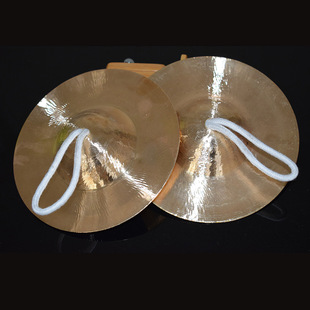 纯铜大中小京镲京剧钹水镲铪子15cm17厘米20公分 小铜学生镲法器