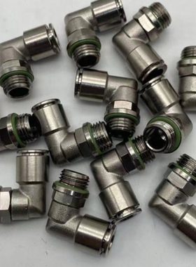 FESTO镀镍黄铜全金属快插接头NPQH-L-G14-Q8/6-P10 578284 578283